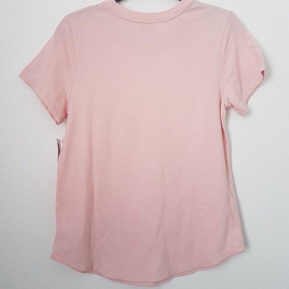 Old Navy Sz M Pink 'Jolly Good Times' Top - NWT - Picture 7 of 7